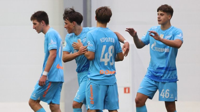 Футболисты «Зенита» разгромили «Чертаново» в матче Молодежной лиги